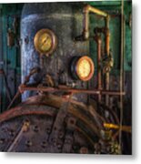 Steam Engine Metal Print