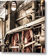 Steam Locomotive Fs 552.036 Metal Print