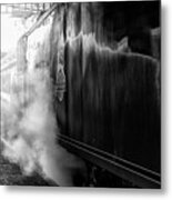 Steam Train At Pickering Station Metal Print