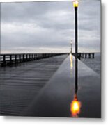 Steeplechase Pier Metal Print