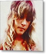 Stevie Nicks, Music Legend Metal Print