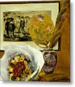 Still Life With Bouquet Metal Print
