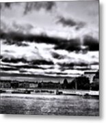 Stockholm Black And White Iii Metal Print