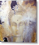 Stone Buddha Metal Print