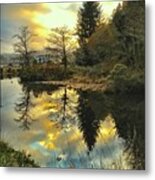 Stop Along The Wayside Metal Print