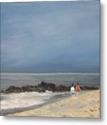 Storm Out To Sea Metal Print