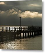 Storms Brewin' Metal Print