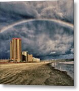 Stormy Rainbow Metal Print
