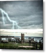 Stormy Wednesday Over Chicago Metal Print