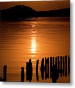 Strahan Sunset Metal Print