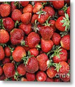 Strawberries Metal Print