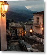 Streets Of Italy - Caramanico Metal Print