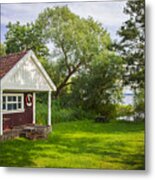 Summer Cottage Metal Print