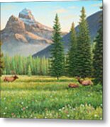 Summer In The Valley Metal Print