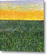 Summer Is Coming Abstract Metal Print