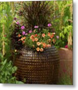 Summer Pot Metal Print