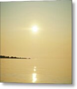 Summer Seaside Sunset Metal Print