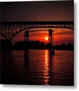 Summer Solstice In The Cleveland Flats Metal Print