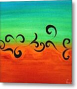 Summer Waves Metal Print