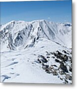 Summit Panorama - Mt. Guyot Metal Print