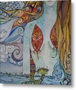 Sun And Sea Godess Metal Print