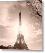 Sun In Paris Metal Print