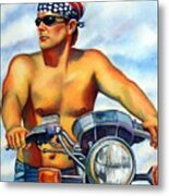 Sunday Ride Metal Print