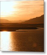 Sundown At Abiquiu Metal Print