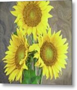 Sunflower Dreaming Metal Print