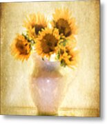 Sunflower Elegance Metal Print