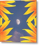 Sunflower Moon Metal Print