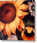 Sunflowers And More Sunflowers Metal Print
