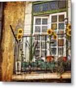 Sunflowers In The City Metal Print
