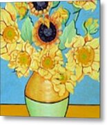 Sunflowers Tribute to Vincent van Gogh II Painting by Christine Belt ...
