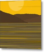 Sunny River Metal Print