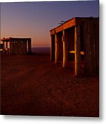 Sunrise At Monument Valley Mall Metal Print