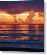 Sunrise Contemplation Delray Beach Florida Metal Print