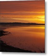 Sunrise Dornoch Firth Scotland Metal Print