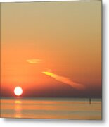 Sunrise Gulfport Mississippi Metal Print