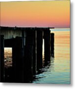 Sunrise Over Chesapeake Bay Metal Print