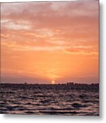Sunrise Over Fort Myers Beach Metal Print