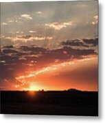 Sunrise Over Moah, Ut Metal Print