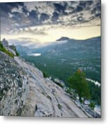 Sunrise Over Tenaya Lake - Yosemite National Park Metal Print