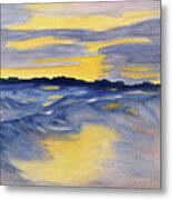 Sunset At Fripp Metal Print