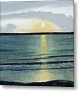 Sunset At Hilton Head Metal Print