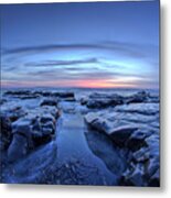 Sunset At Waddell Beach Metal Print