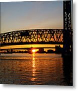 Sunset Bridge 5 Metal Print