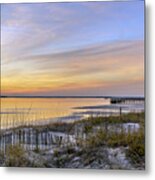 Sunset From Amelia Island State Park Metal Print