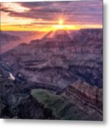 Sunset From Lipan Point Metal Print