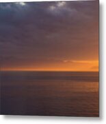 Sunset In Tracey Arm Metal Print